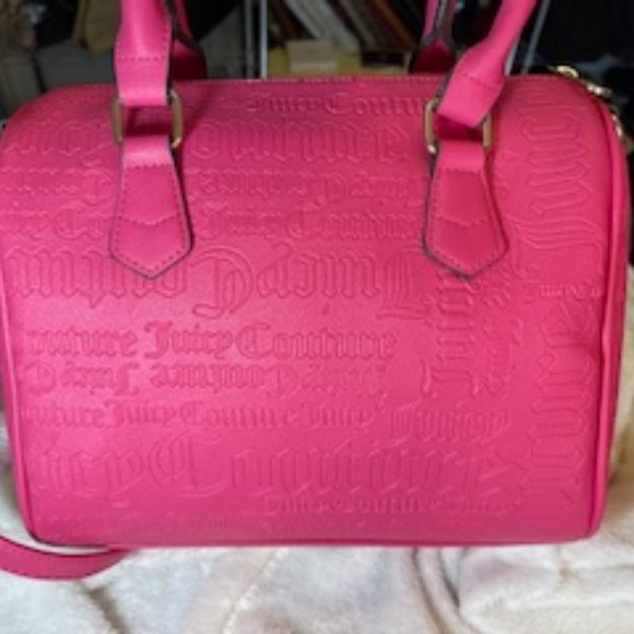 JUICY COUTURE NWT HOT PINK HAND/SHOULDER/CROSSBODY BAG - Picture 3 of 8